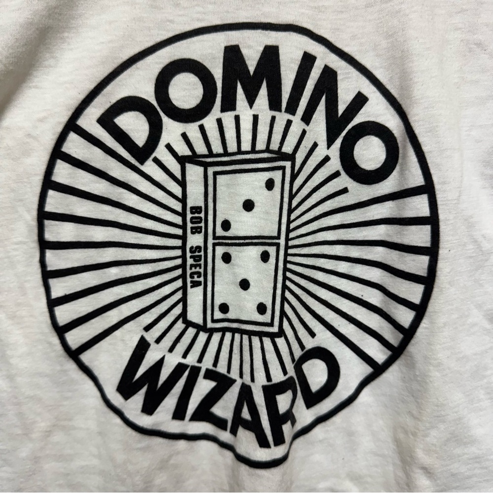 Vintage Bob Speca Domino Wizard Red Ringer T-Shirt